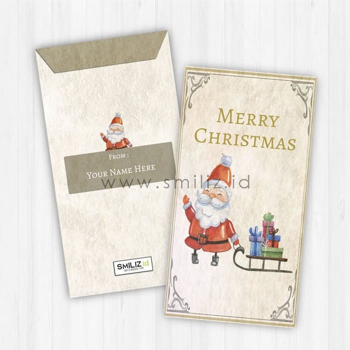 

Cute Santa Claus Christmas Angpao Custom 2118