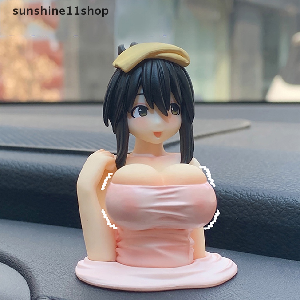 (SHO) Mainan Boneka Goyang Model Anime Boobs Sexy Untuk Dekorasi Dashboard Mobil