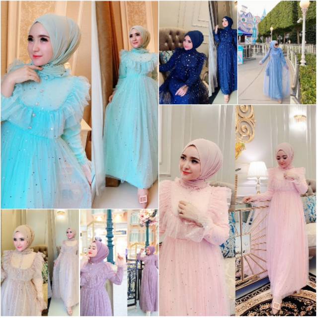 Gamis tile bintang by shellasaukia