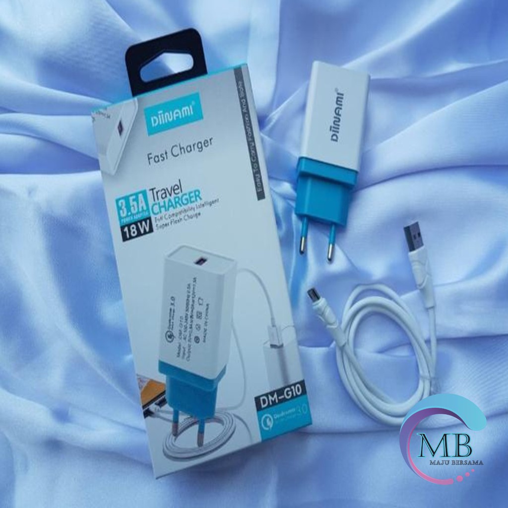 BM057 G10 Cashan charger DIINAMI 3Amper 18wat Micro usb Samsung oppo Vivo xiaomi realme FastCharging MB985