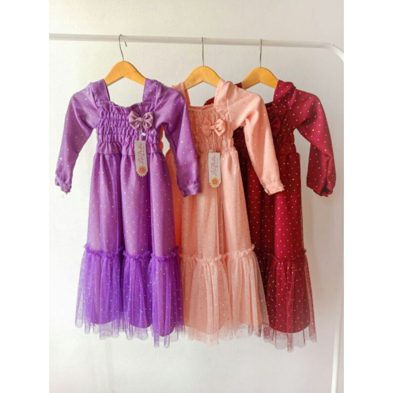 gamis anak labella mikha tutu/gamis anak tutu/gamis mikha#gamis labella/drees anak tutu/bajuanaktutu