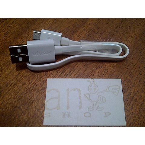 Original VIVAN Micro-USB Charging Cable 0.3M