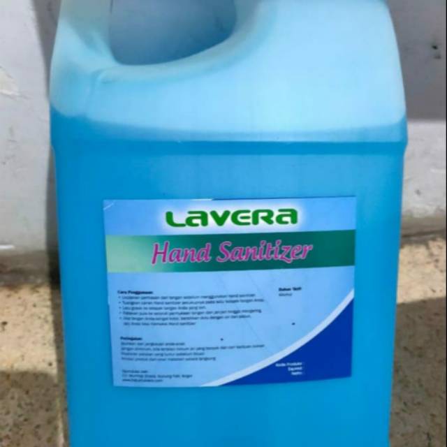 Hand sanitizer gel LAVERA 5 liter