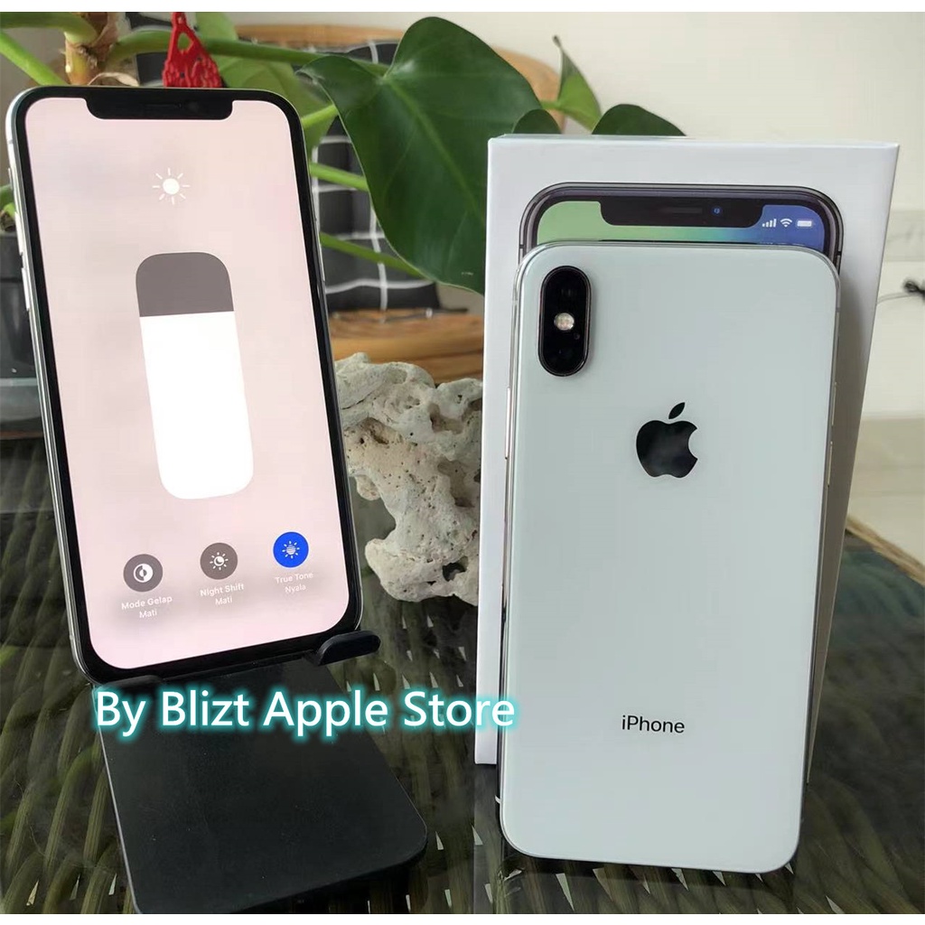 iPhone X 64GB All Sim Silent Fullset Original Second Mulus100% 3utools  All Green (Garansi 1 Tahun)