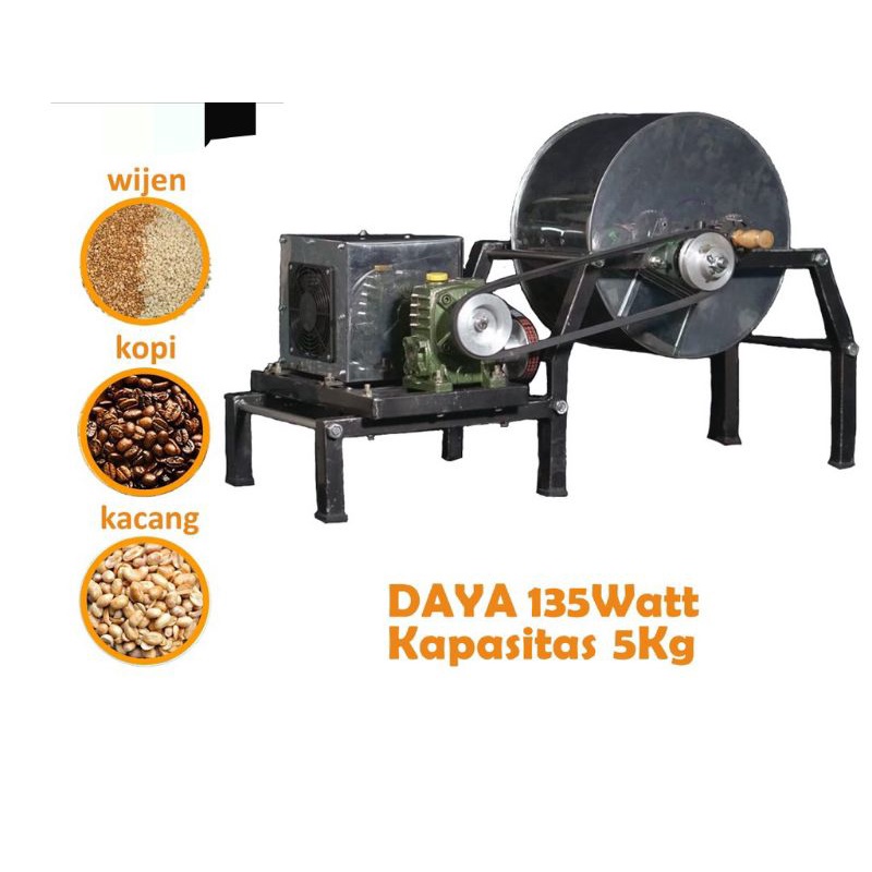 #MESIN #SANGRAI #LISTRIK #KOPI #KACANG #WIJEN #KAPASITAS #MAX #5kg #PENGGERAK #DINAMO #COFFEE #NUT #