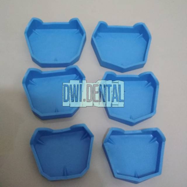 E4 - 6pcs  karet boxing rubber base basis