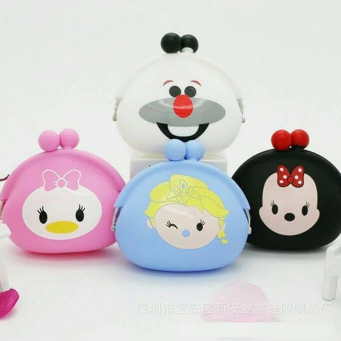 Nice Dompet Mini Kecil Uang Tempat Koin Pouch Unik Lucu Gambar Karakter High Quality