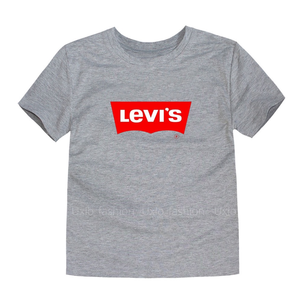 BAJU KAOS ANAK PEREMPUAN DAN LAKI LKI MURAH UMUR 1 2 3 4 5 6 7 8 9 TAHUN MOTIF L3V1S TULISAN UXLO FASHION