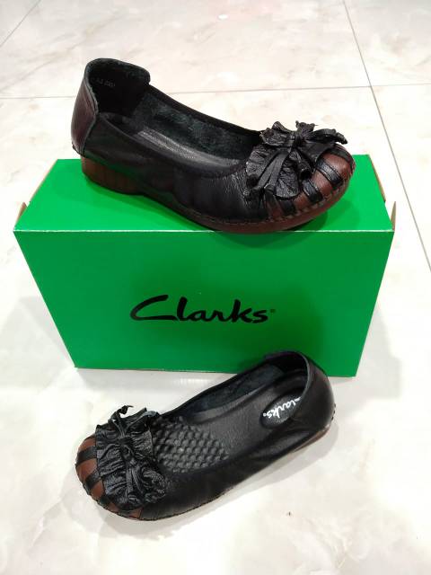 Sepatu wanita Clarks flat daun 9205 / clarks wanita