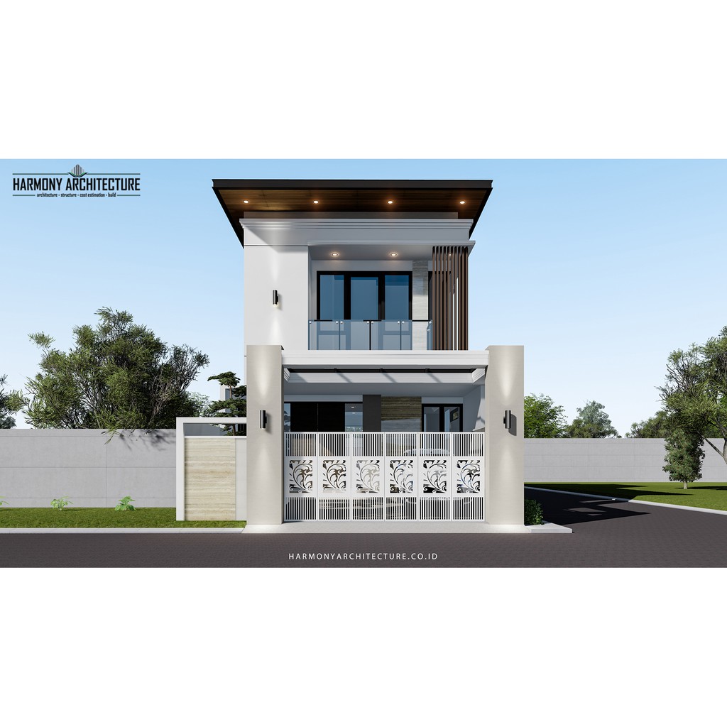 Jual Desain Rumah MInimalis 2 Lantai Lahan 7 Jual Desain Rumah MInimalis 2 Lantai Lahan 7