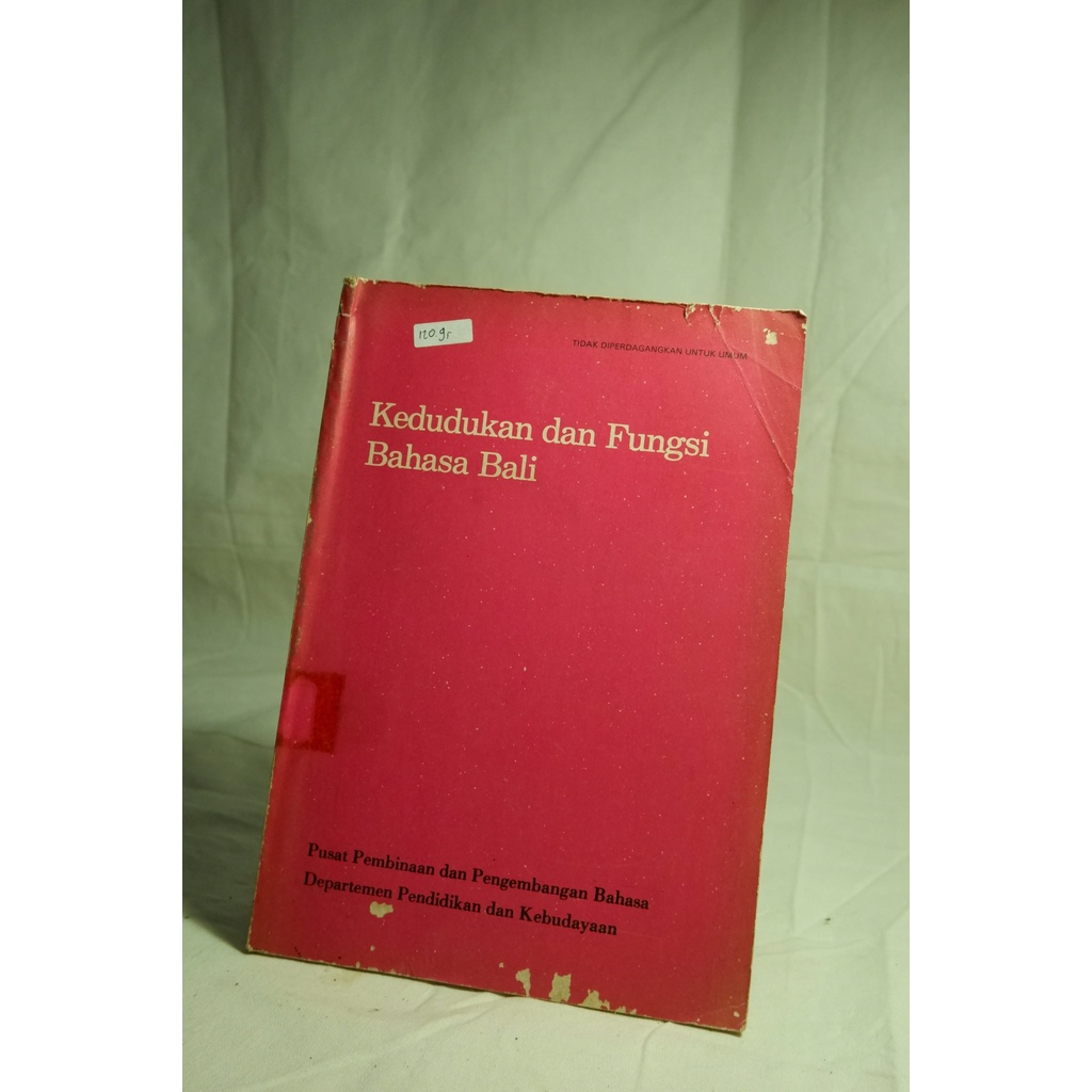 Kedudukan dan Fungsi Bahasa Bali (1981)