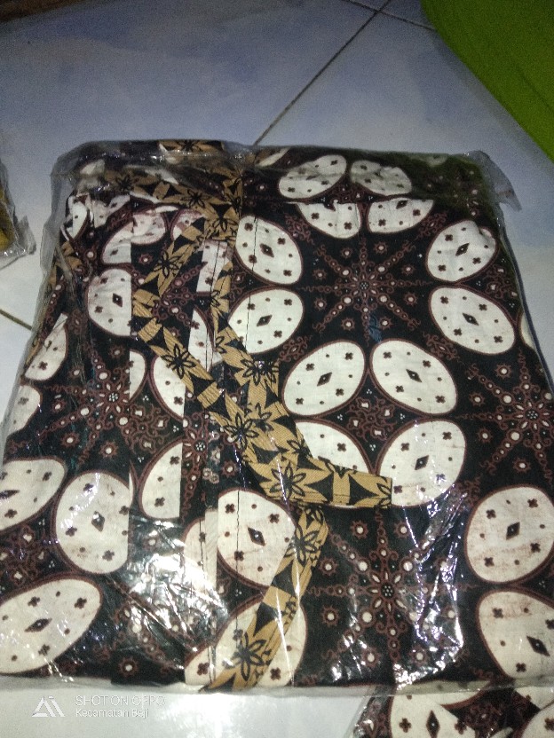 Batik Couple Keluarga Sania Ruffle Ori Ndoro Jowi Dnt Kawong