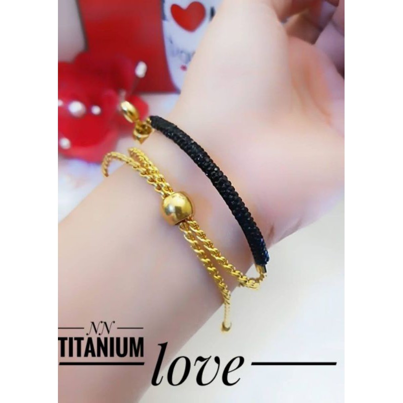 Gelang Couple Titanium