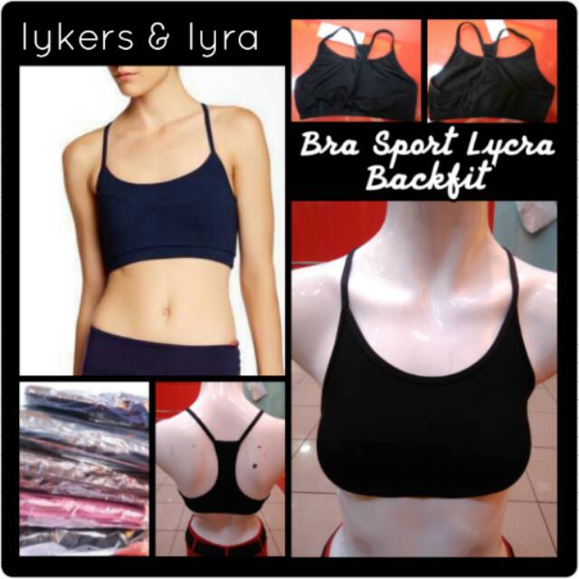 Sport Bra Lycra | BH Senam Backfit