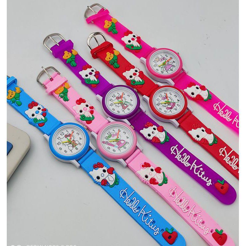 Jam Hello Kitty jam ring hello Kitty jan anak perempuan