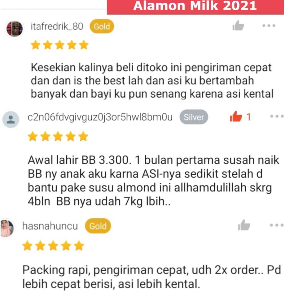 

Disini ready Susu Almond Bubuk / Premium 5x minum/ ASI Booster, Skincare, Brain Nutrition / Recommen
