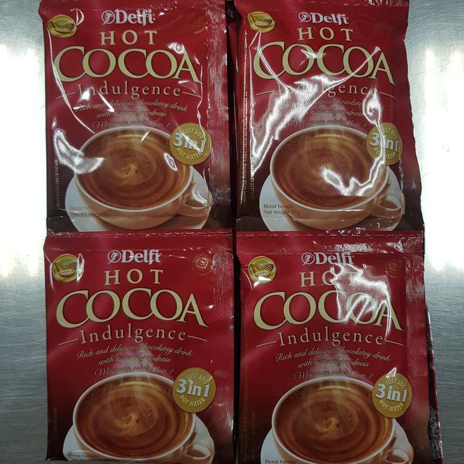 

Delfi hot COCOA indulgence minuman coklat bubuk 3in1 instant Drink