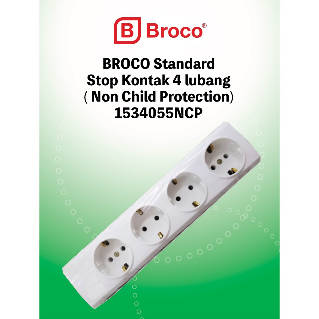 BROCO STOP KONTAK TERMINAL 4 LUBANG 15340 NCP