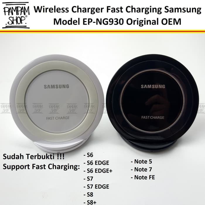 BARU  Wireless Charger Samsung Fast Charging S6 S7 S8 S8+ EDGE EDGE+  Plus