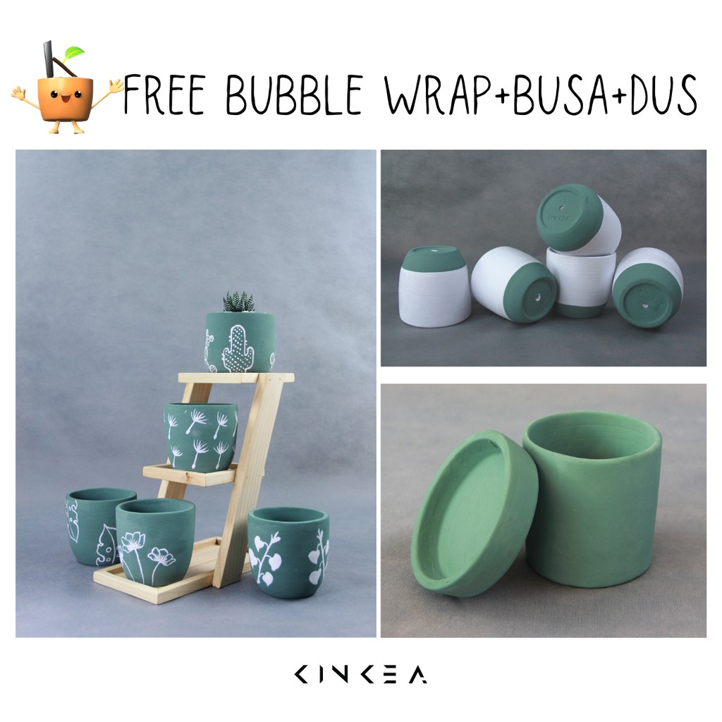 

Pot Warna dan Lukis HIJAU kualitas PREMIUM - FREE Ongkir+Bubble Wrap+Dus