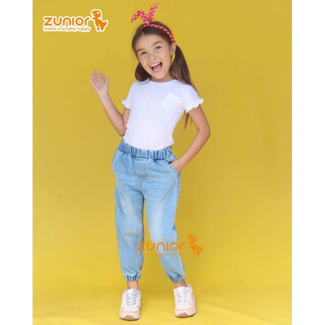 Celana Jogger Jeans Anak Zunior
