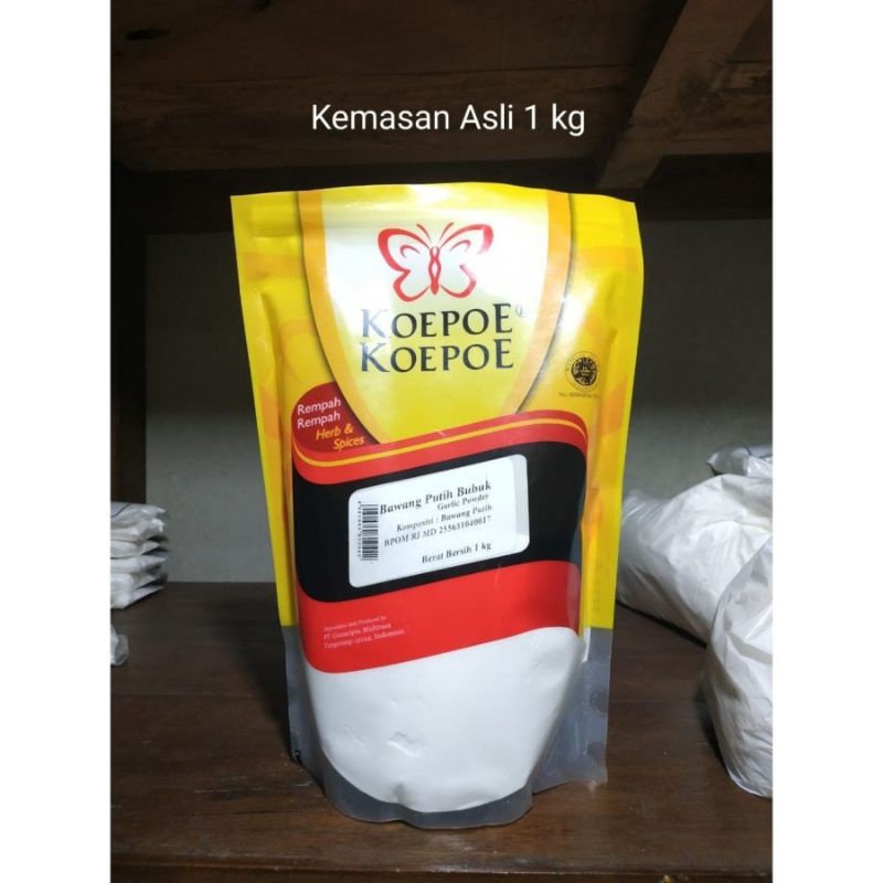 koepoe koepoe bawang putih 1kg // Koepoe koepoe Perisa Alami Bawang Putih