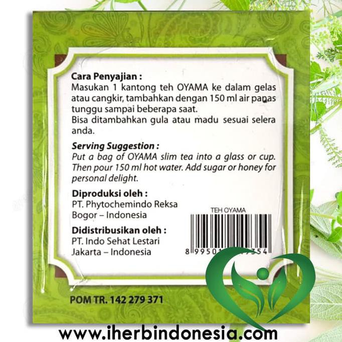 Terlaris Oyama Slim Tea / Teh Pelangsing Termurah / Teh Diet Peluntur Lemak Ori #001