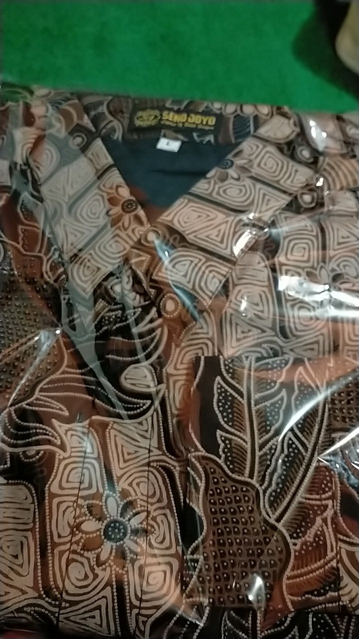 Pranoto Batik Lengan Panjang Lapis Furing Katun Sragenan Hq Size M-xxl Batik Solo Seno Joyo