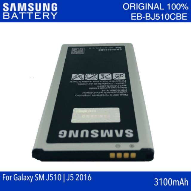 Baterai Batre Samsung Galaxy J510 J5 2016 Batere Samsung EB-BJ510CBE Original