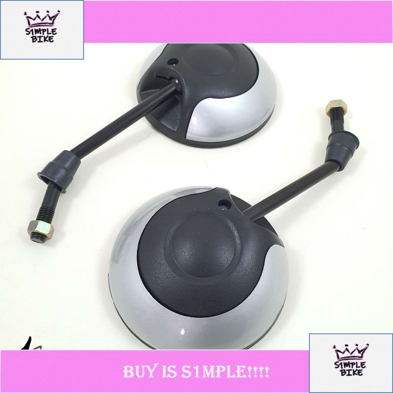 Spion Motor New Scoopy ISS Bulat Abu Honda Variasi Aksesoris Motor berkualitas