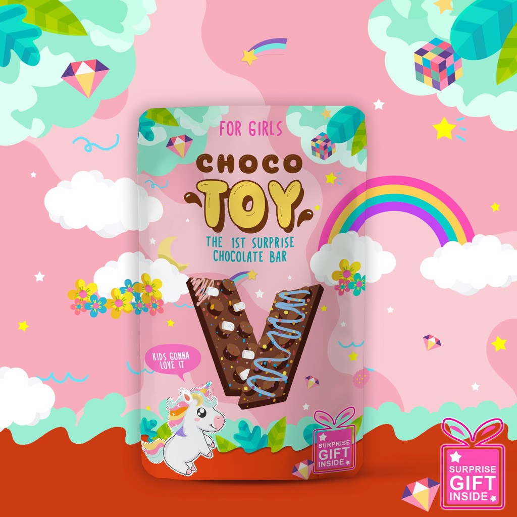 

Chocotoy Snack Coklat dengan Suprise Gift For Girls