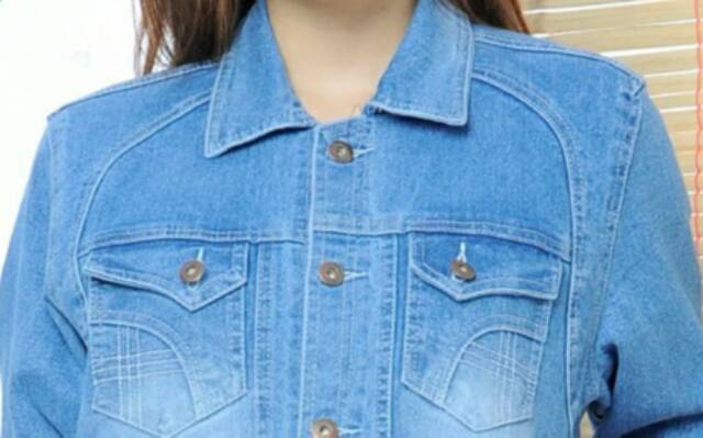 Jaket Jeans Wanita / Jaket Wanita / Jaket Model Terbaru / Jaket Murah/ Jaket Korea / Jaket Fashion