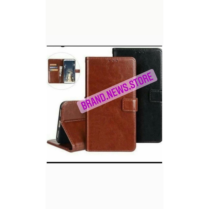 LEATHER CASE OPPO RENO 7/ RENO 7Z/ RENO 6 4G/ RENO 6 5G/RENO 5 PRO/ RENO 4 PRO/RENO 2F/ RENO 2Z/ F3+/ K3/ K5/ F3/ FLIPCOVER DOMPET KULIT/ SOFT FLIP KULIT + TALI