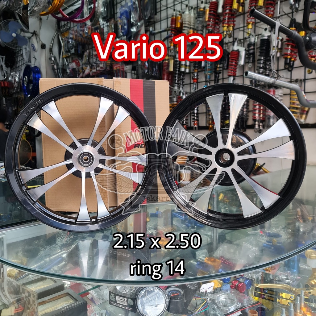 Velg pelek ROSSI VROSSI vario 125 150 lubang 4 215/250 14 cosmic 1set