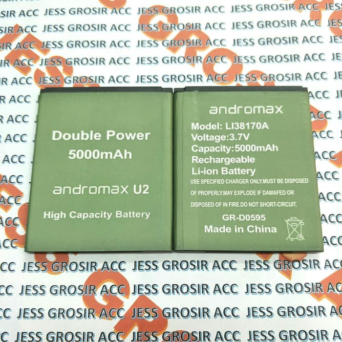 Baterai Battery Double Power Andromax U2 Qi E2+ E2 Plus Li38170A