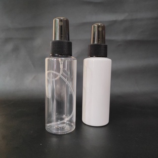 BABEE - BOTOL PLASTIK 100ML RF SPRAY HITAM IMPORT / BOTOL SPRAY FULL HITAM RF 100ML BOTOL ISI ULANG