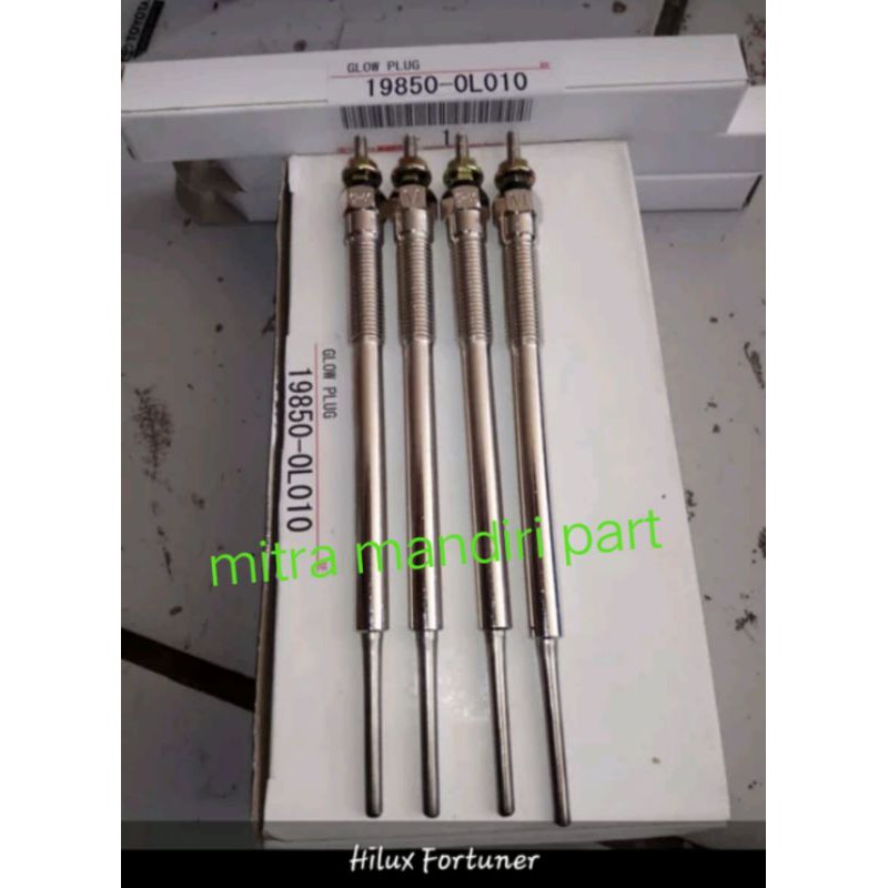 BUSI PEMANAS BUSI PIJER GLOW PLUG TOYOTA INOVA DIESEL HILUX FORTUNER