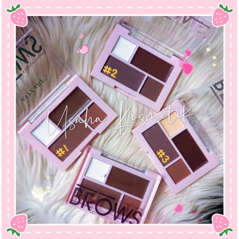 PROMO ECER!! EYEBROW POWDER&amp;GEL EYEBROW BROWS 4 COLOR/EYEBROW PALETRE BEST SELLER 937