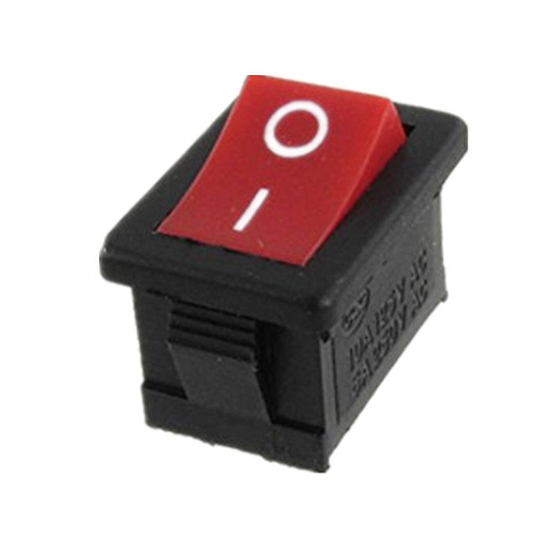 Saklar Mini Power 10x15mm Switch Rocker 2 kaki on off AC DC