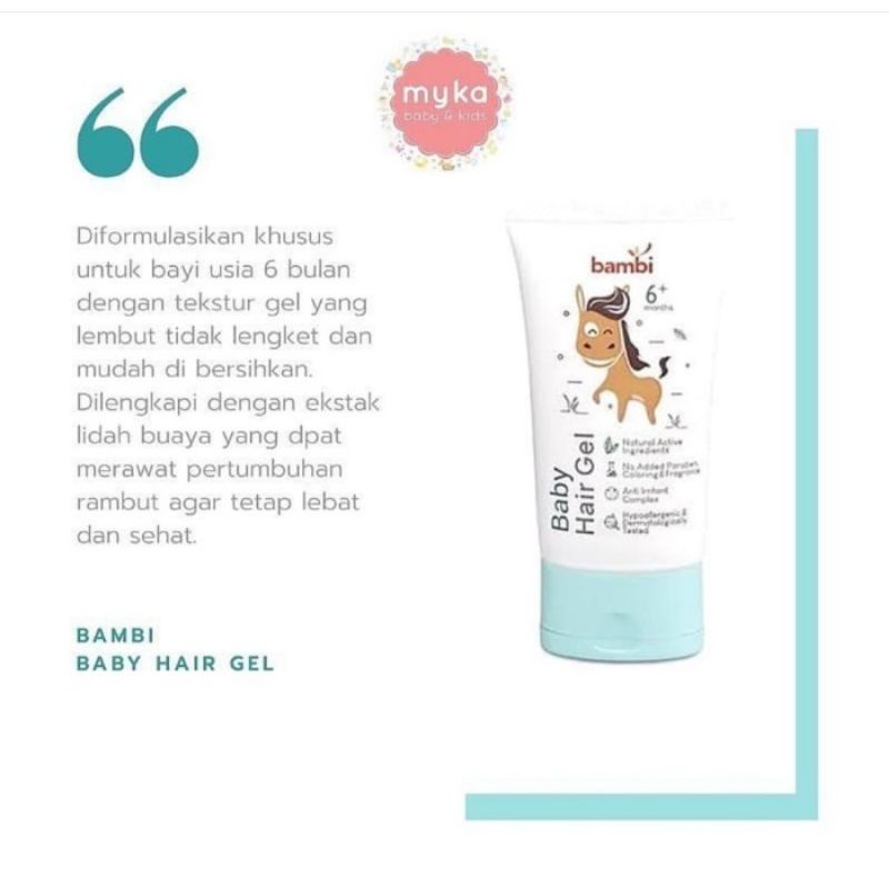 Bambi Baby Hair Gel 50ml