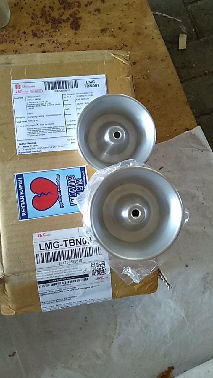 Loyang Bolu Mini Ukuran 10 Cm - 1 Lusin