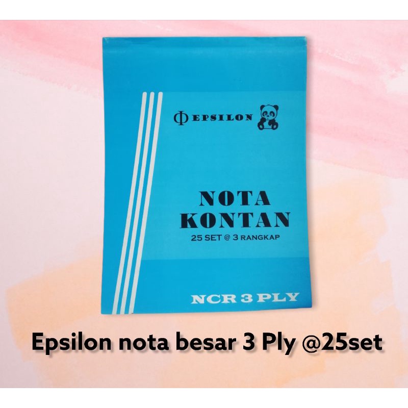 

Epsilon nota besar 3 Ply @25 set