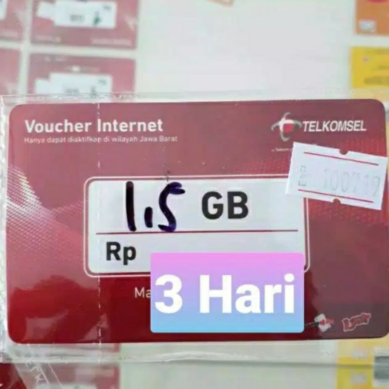 Vocer Telkomsel 1,5GB 3 Hari