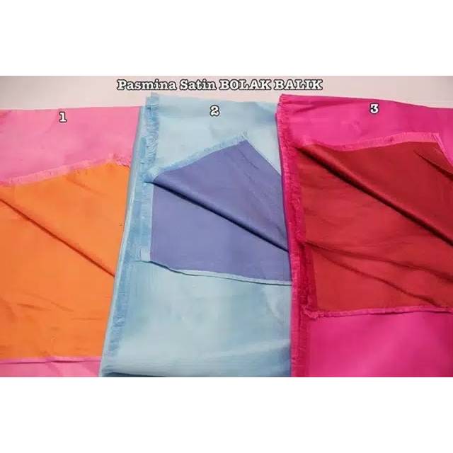 Pashmina Satin Bolak Balik