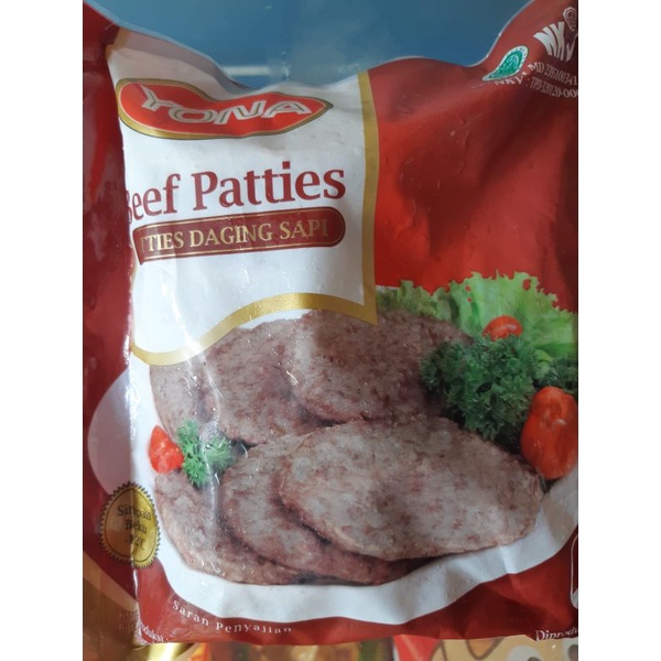

beef patties 500 gr