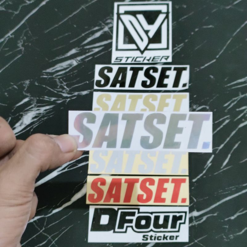 

STICKER SAT SET CUTTING