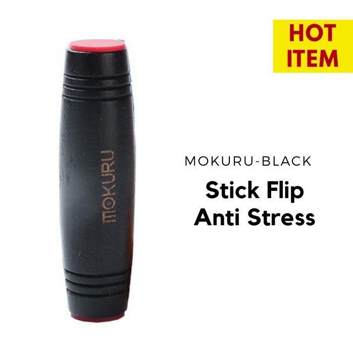 Mainan Mokuru Flip Stick Anti Stress Fidget Mokuru Stick Mokuru Stik Mainan Unik Mainan Anti Stres