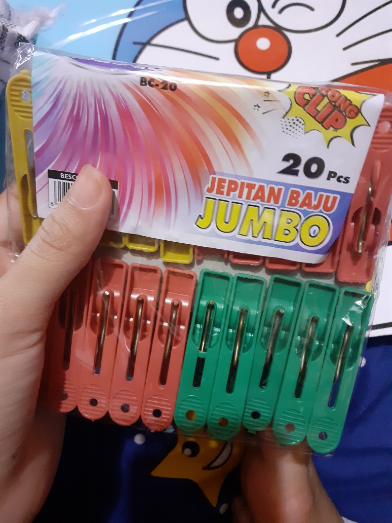 Jepitan Baju Ring / Jepitan Jemuran Laundry Dry Clips Isi 20 Pic