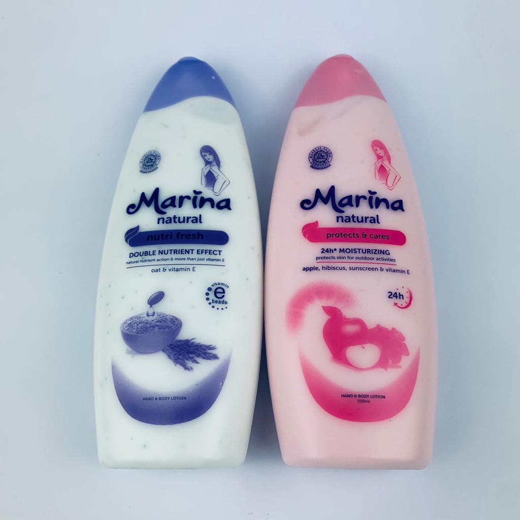 Marina / Body Lation / Rich Moisturizing /Smooth Glow /Nutri Fresh / Protects &amp; Cares