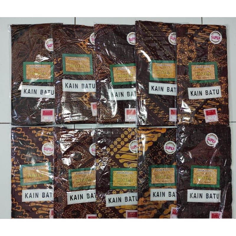 Kain Batu Jarik Batik Idola Motif Sogan